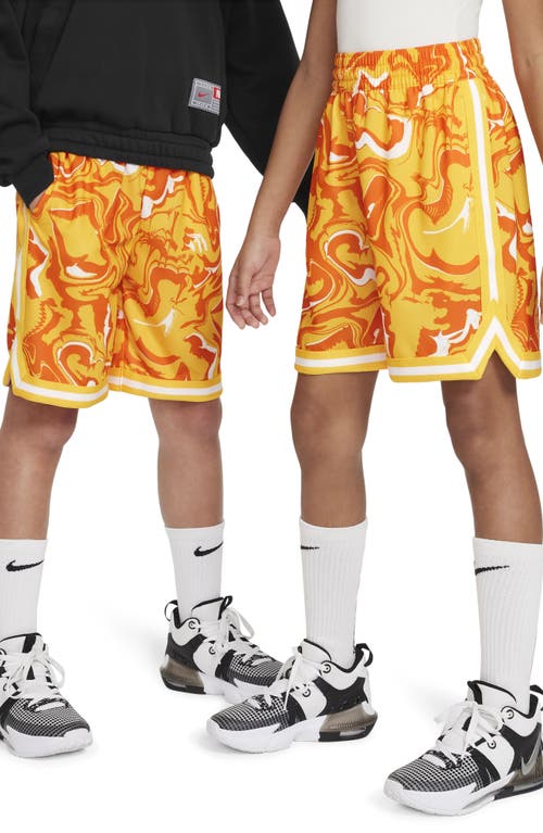 Nike Kids' Dna Athletic Shorts In University Gold/orange/white