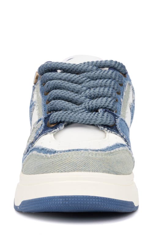 Olivia Miller Stars Chunky Sneaker In Denim