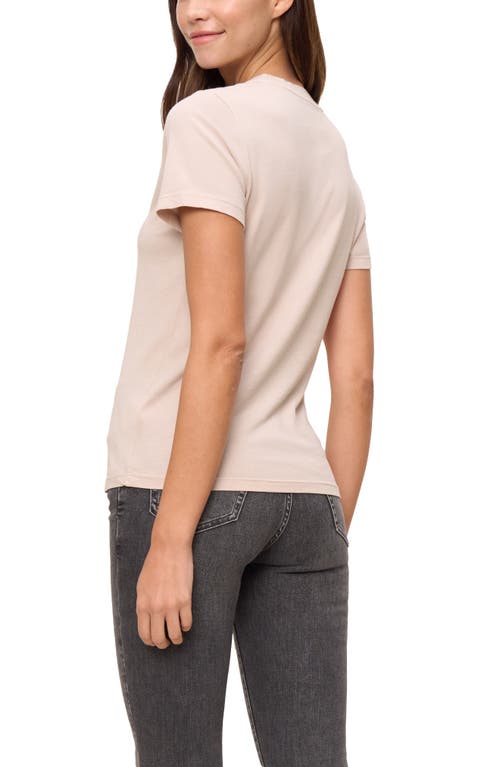 The Standard Stitch The Crew Tee In Oat