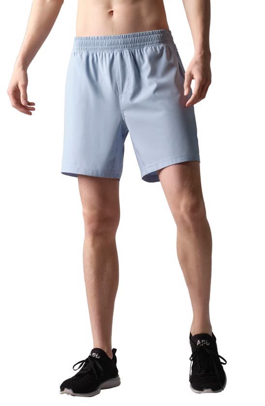 Rhone Mako 7-inch Water Repellent Shorts In Misty Blue