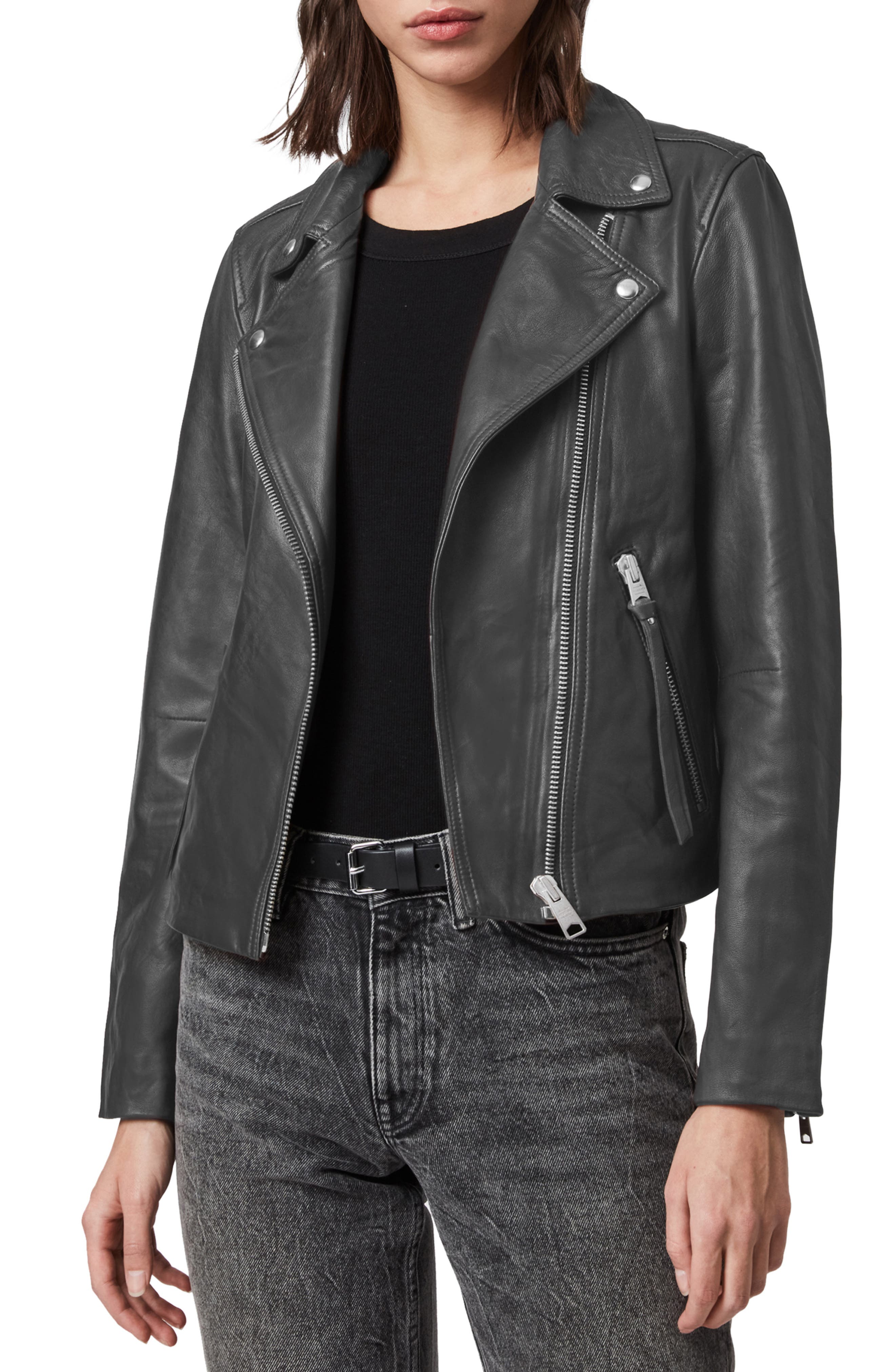 ALLSAINTS | Dalby Leather Biker Jacket | Nordstrom Rack