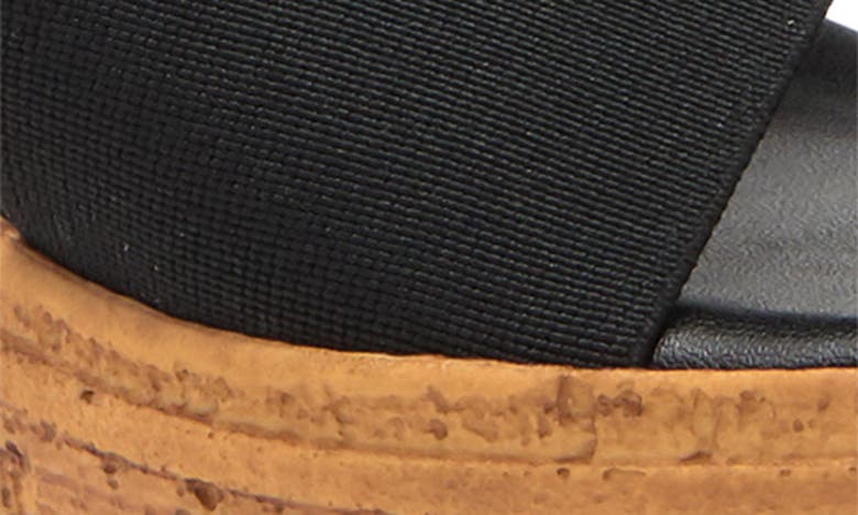 Shop Italian Shoemakers Crisscross Platform Slide Sandal In Black