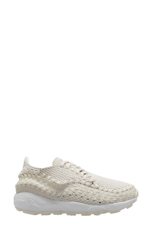 Shop Nike Air Footscape Woven Sneaker In Phantom/light Bone/white