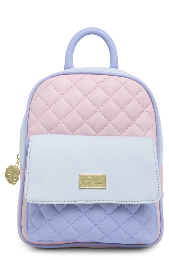 Luv Betsey By Betsey Johnson Mid Size Backpack In Pastel Colorblock