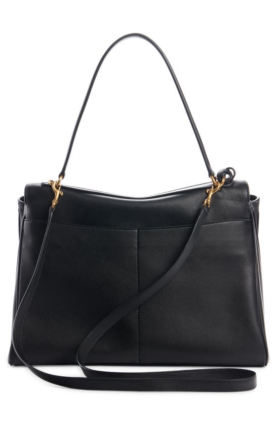 Balenciaga Shoulder Bag Structured Gold-tone Hardware In Black