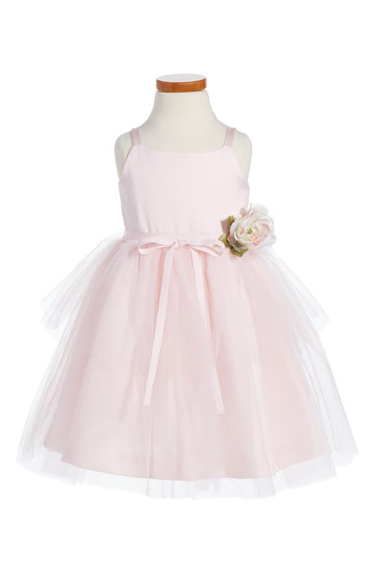 Us Angels Babies' 'ballerina' Dress In Blush Pink