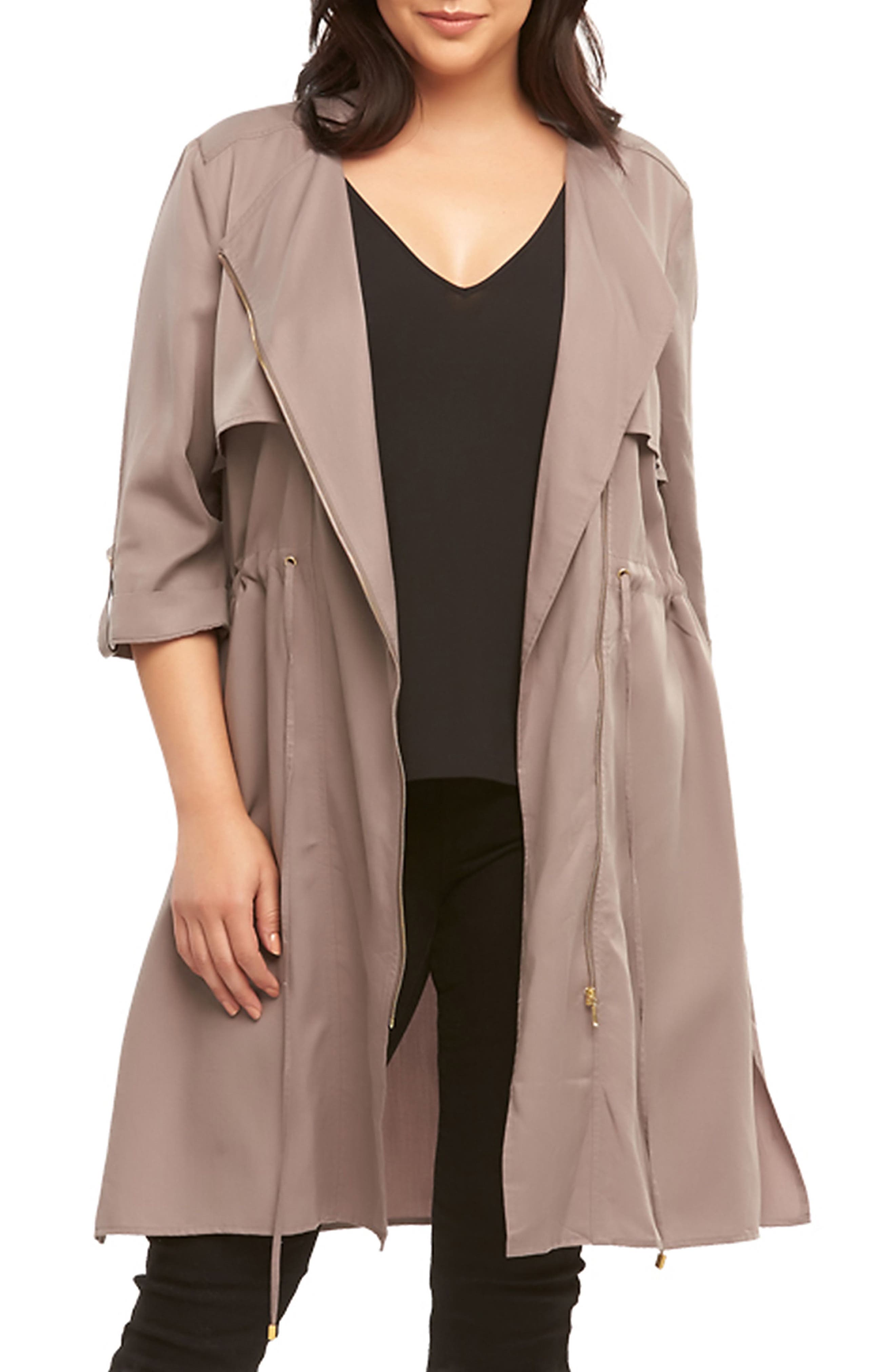 Tart Sariya Drawstring Waist Duster (Plus Size) Nordstrom