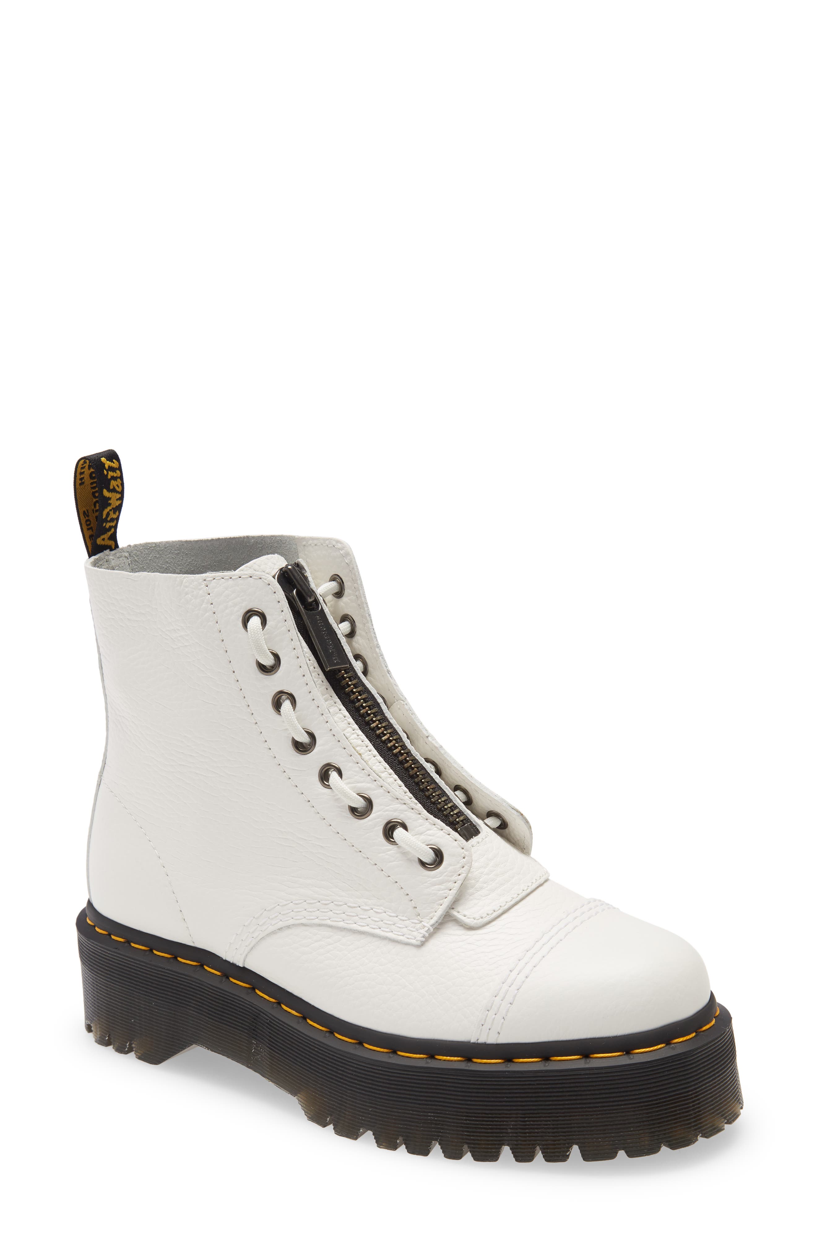 Dr. Martens Sinclair Bootie in White at Nordstrom, Size 5Us