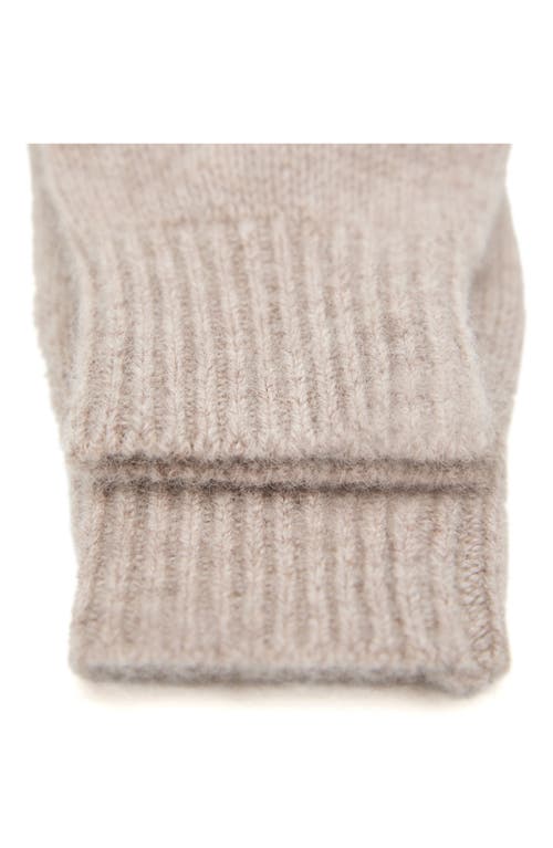 Shop Mango Cashmere Gloves In Medium Brown