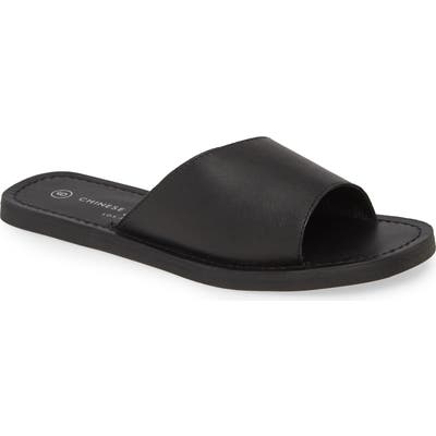 Chinese Laundry Moonshine Slide Sandal, Black