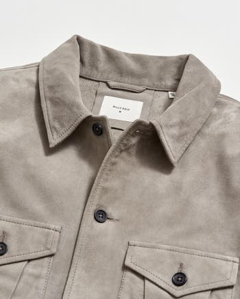 Suede Shirt Jacket