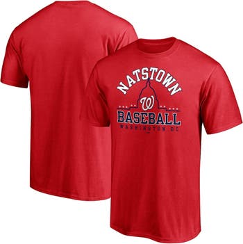Men's Texas Rangers Fanatics Branded Red Hometown Logo T-Shirt