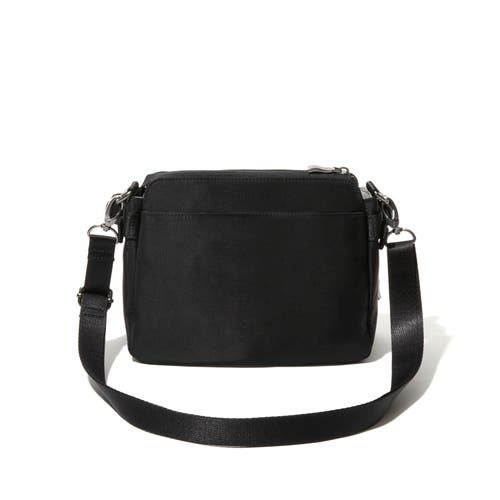 Shop Baggallini Marais Crossbody Bag In Black Twill