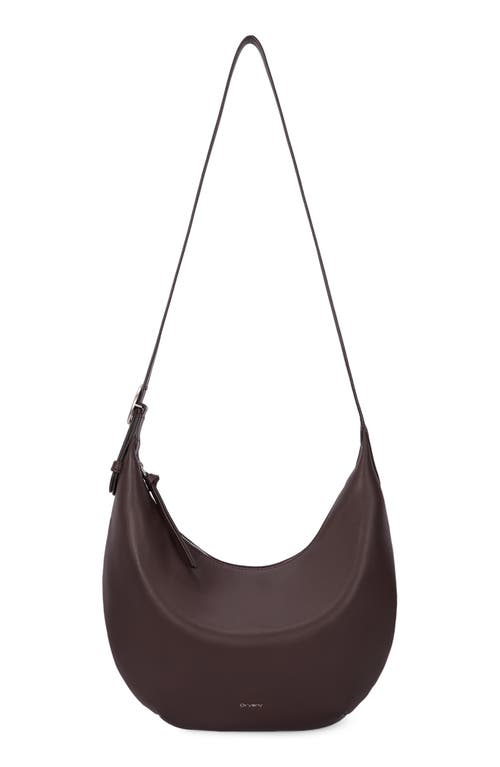 ORYANY ORYANY CRESCENT LEATHER SHOULDER BAG