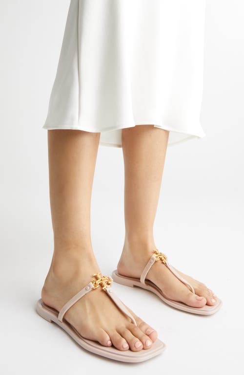 Shop Tory Burch Roxanne Jelly Sandal In Meadowsweet/gold