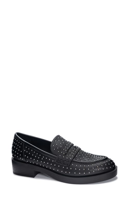 Chinese Laundry Paxx Smooth Stud Penny Loafer Black Multi at Nordstrom,