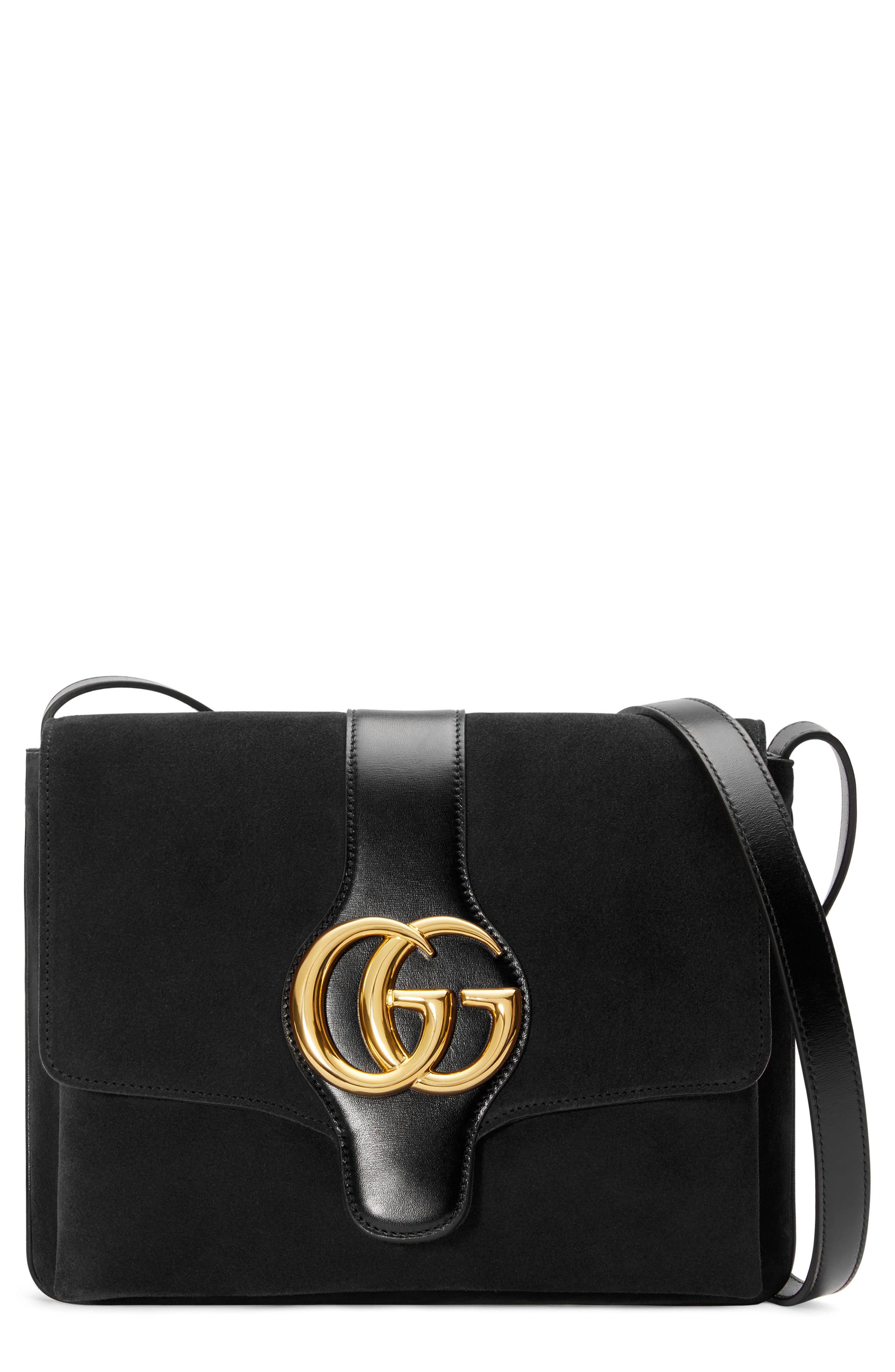 Gucci Medium Leather Shoulder Bag 