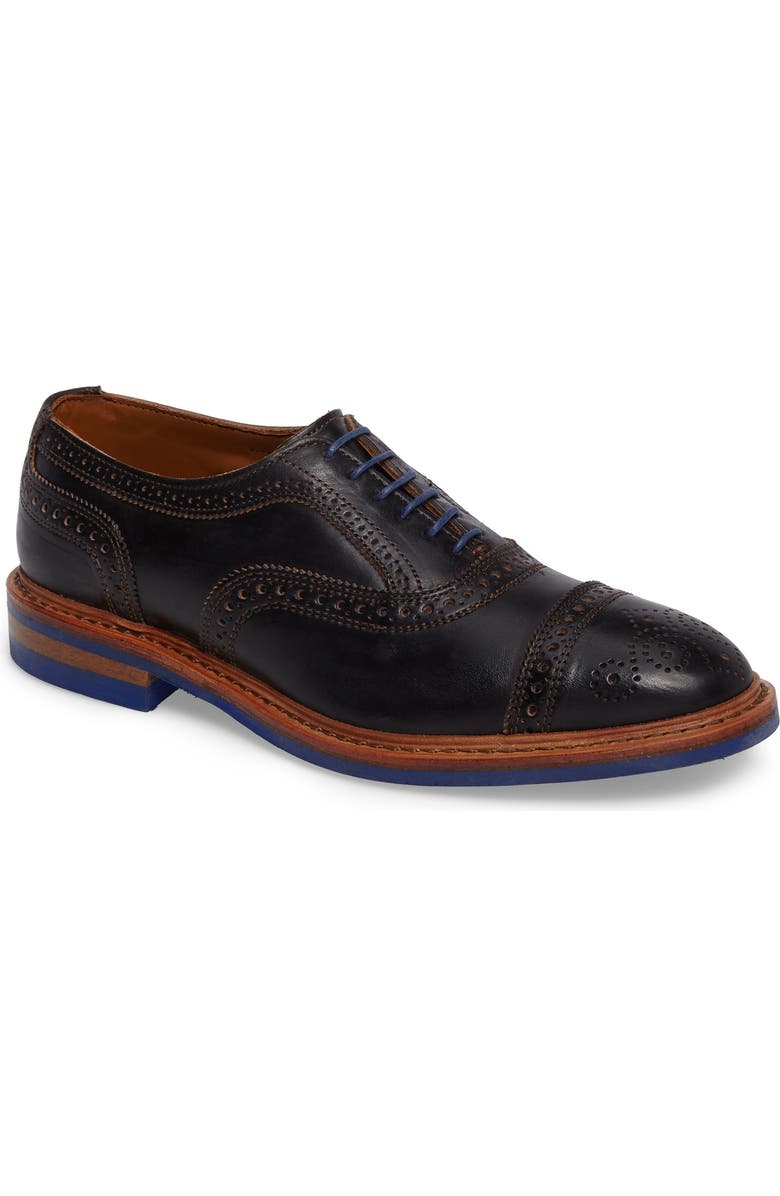 Allen Edmonds Strandmok Cap Toe Oxford, Main, color, Black