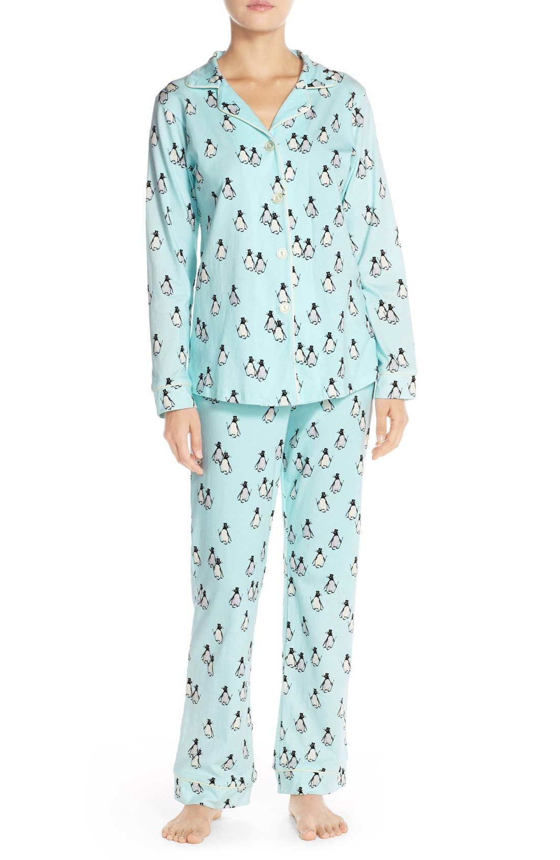 BedHead Penguin Print Stretch Cotton Pajamas Nordstrom