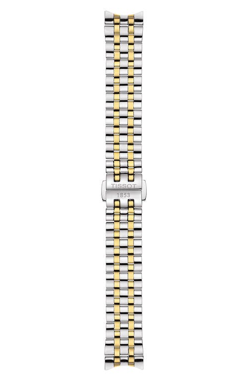 Shop Tissot T-classic Carson Bracelet Watch, 30mm In Silver/gold