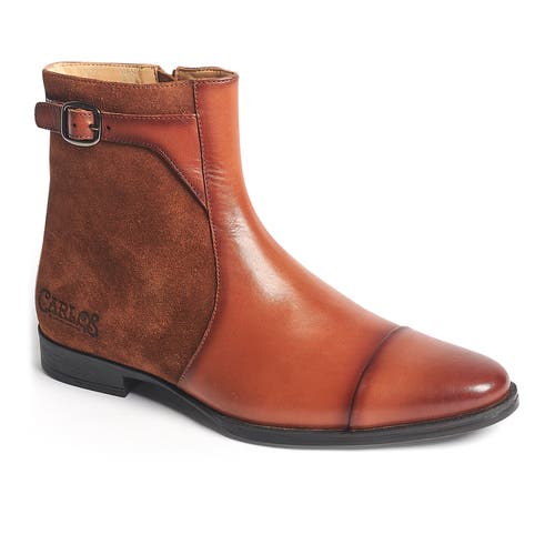 Shop Carlos Santana Spirit Chelsea Boot In Cognac