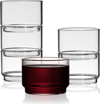 Viski Raye Crystal Bodega Glasses Set of 6 | Nordstrom