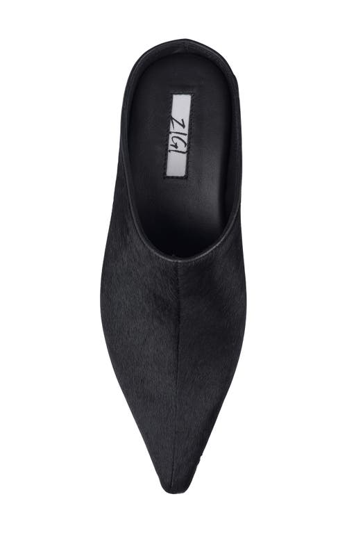 Shop Zigi Faustina Pointed Toe Platform Mule In Blklt