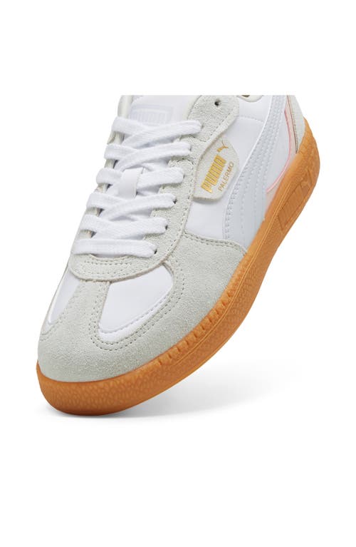 Shop Puma Palermo Lamoda Sneaker In  White-silver Mist