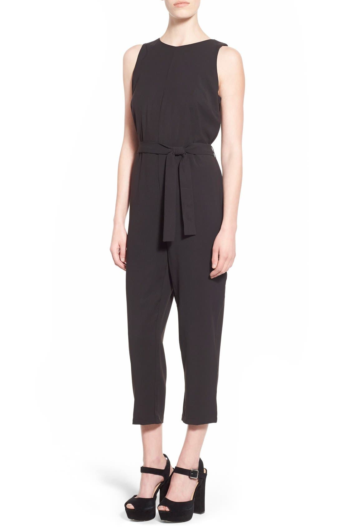 Glamorous Belted Jumpsuit Nordstrom