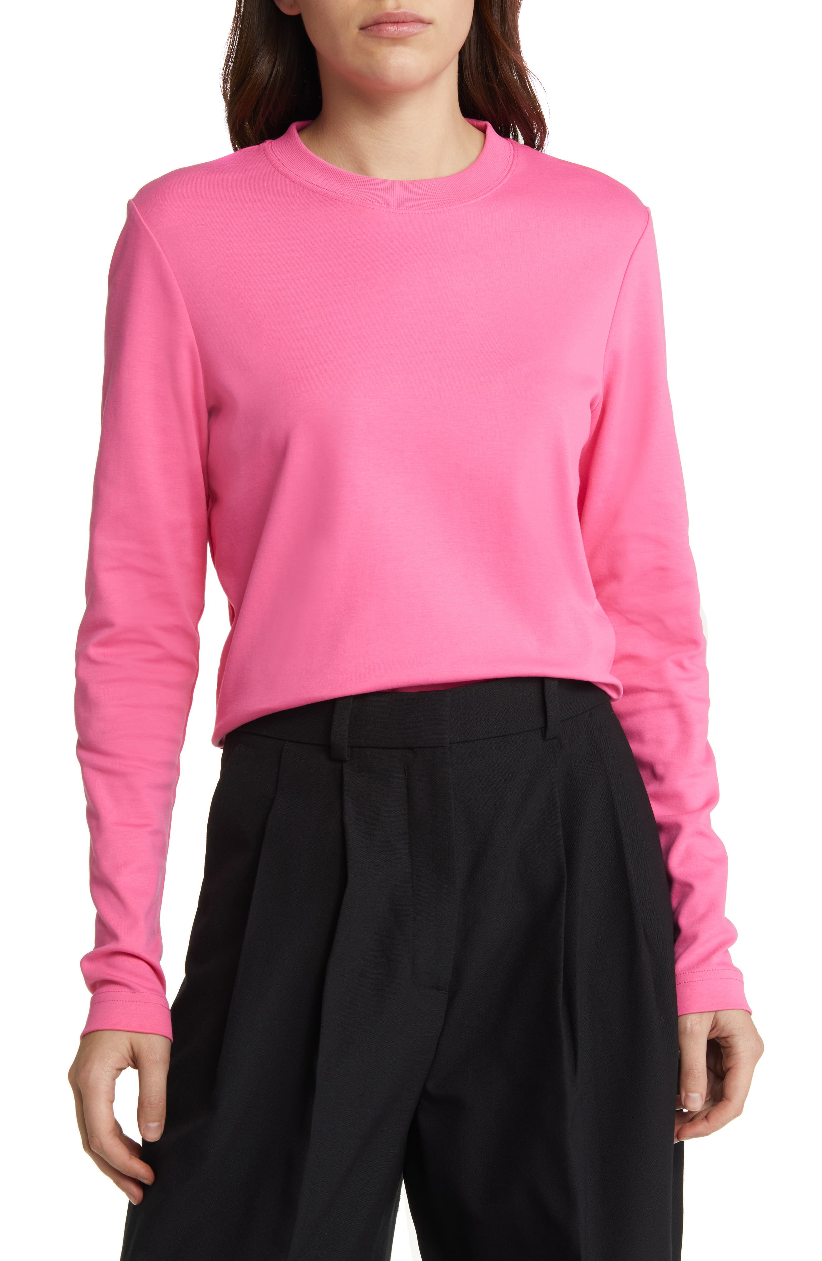 cos pink sweatshirt