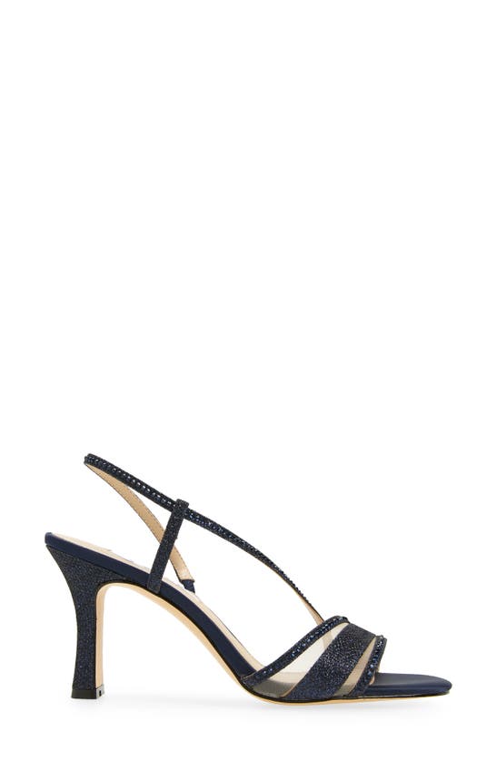 Nina Women's Abbi Asymmetrical Evening Sandals In New Navy