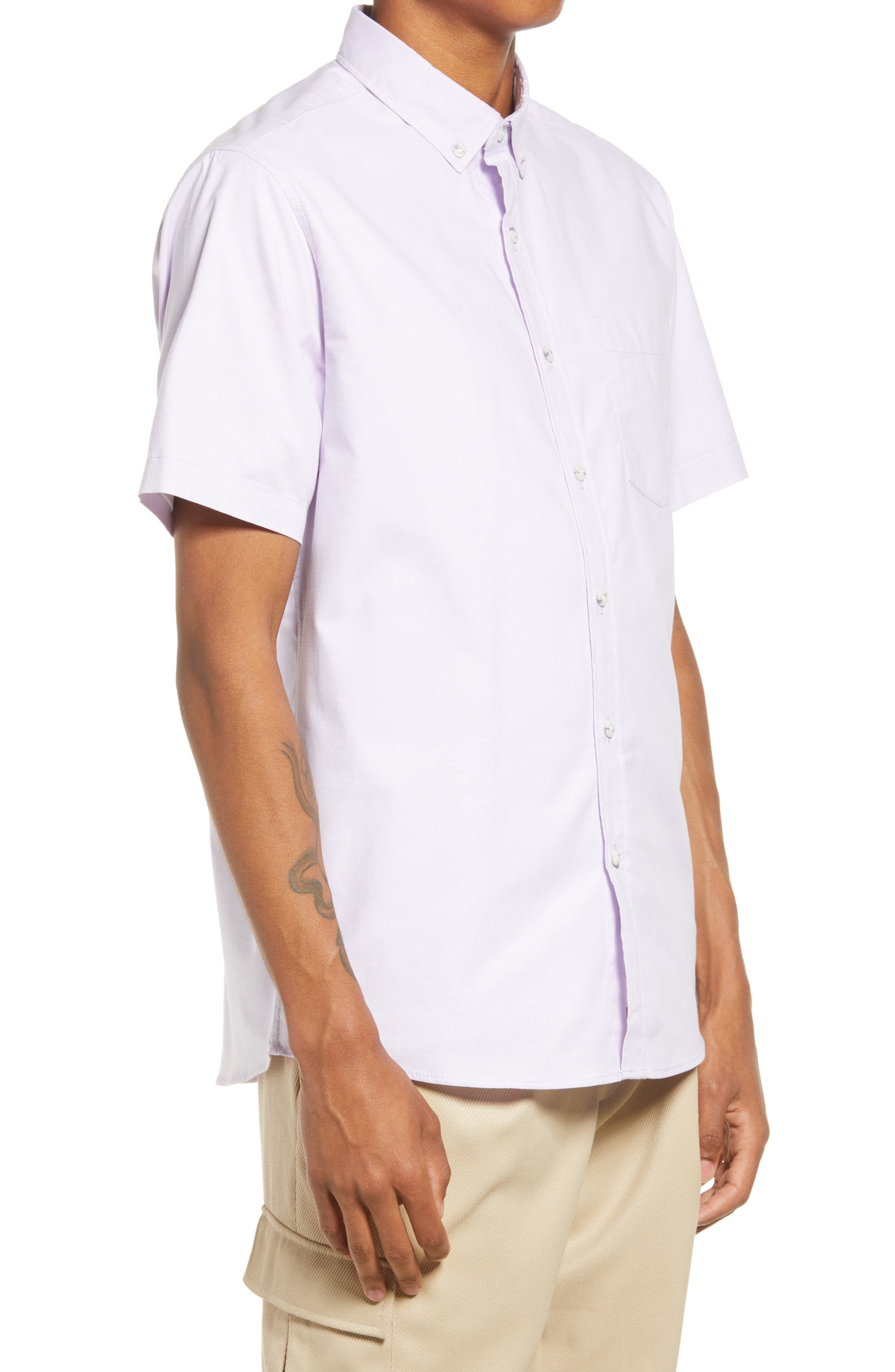 topman white short sleeve shirt