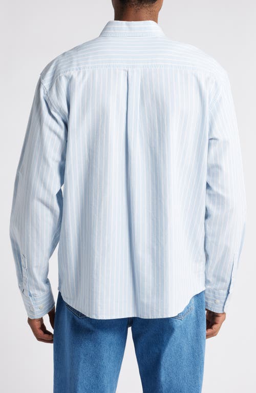 OBEY OBEY ROWENA STRIPE BUTTON-DOWN SHIRT 