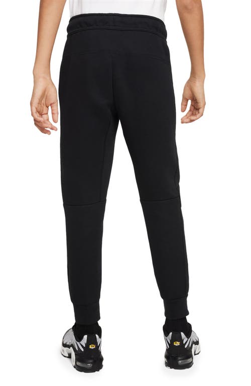 Shop Nike Kids' Tech Fleece Joggers In Black/black/black