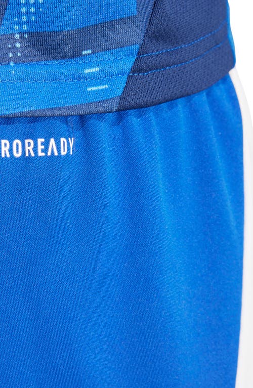 Adidas Originals Men's Tiro 24 Moisture-wicking Drawstring 8" Shorts In Team Royal Blue/white