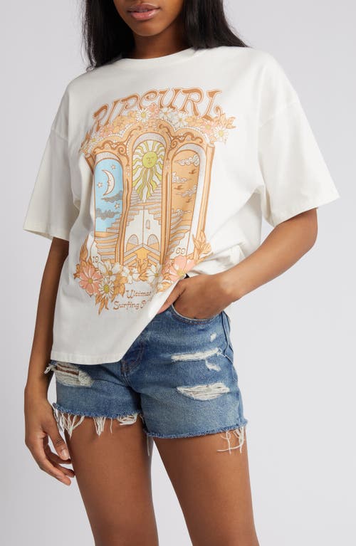 Rip Curl Tropical Tour Heritage Graphic T-Shirt Bone at Nordstrom,