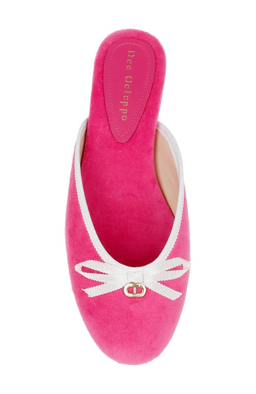 Dee Ocleppo Athens Terry-cloth Mules In Pink
