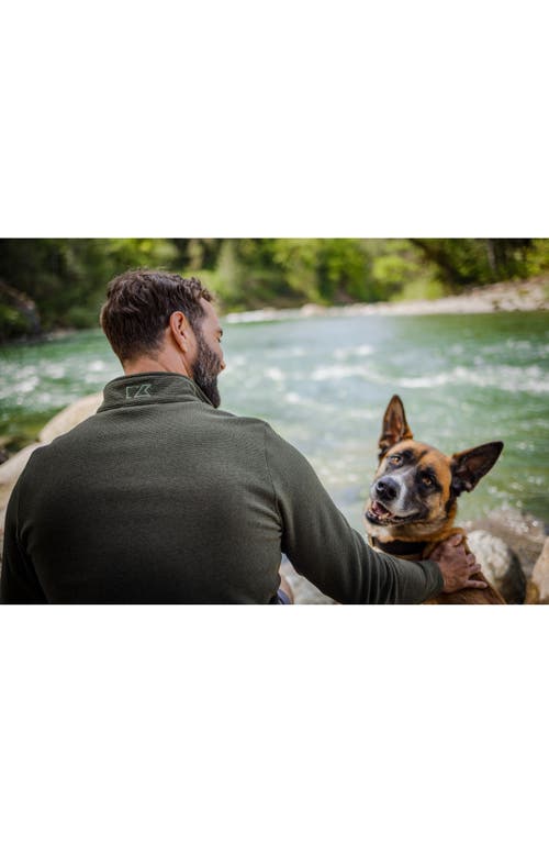Cutter & Buck Hunts Point Fleece Snap Pullover In Poplar