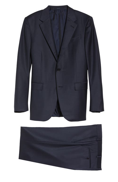 ZEGNA Milano Trofeo Wool Suit Navy Solid at Nordstrom, Us