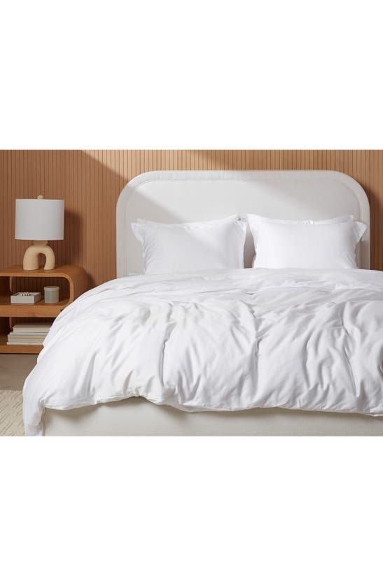 Shop Parachute Sateen Duvet Cover In White