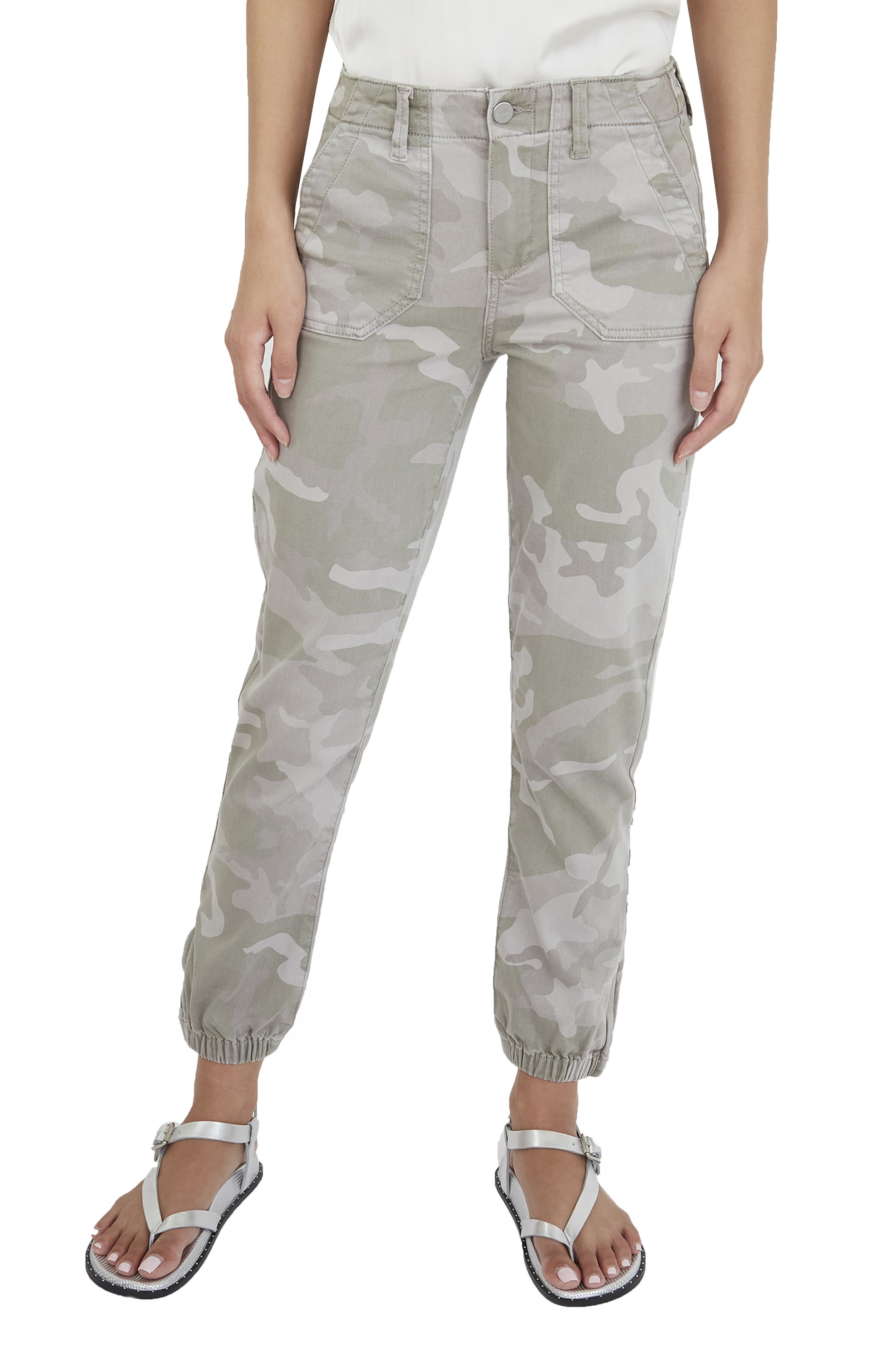 Womens Clothing Jeans Capri and cropped jeans PAIGE Denim Mayslie jogger in Green 