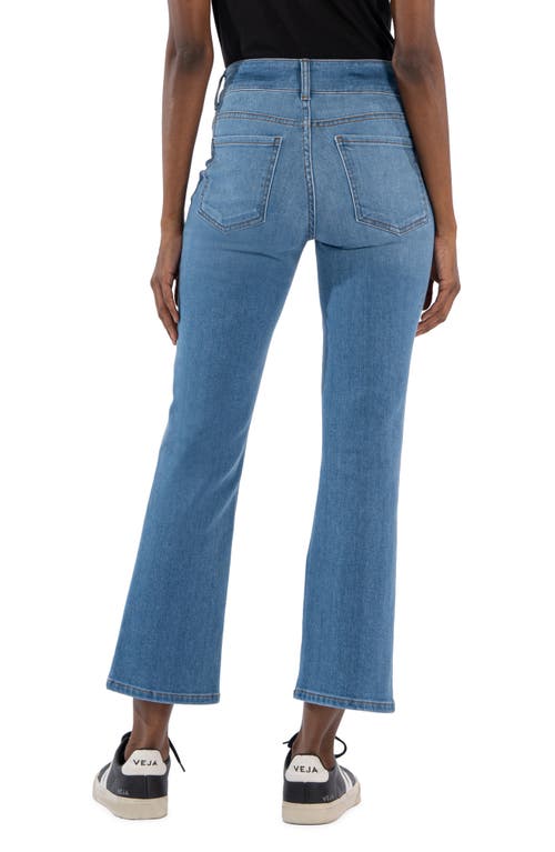 Shop Kut From The Kloth Kelsey Seamed High Waist Ankle Flare Jeans In Quality