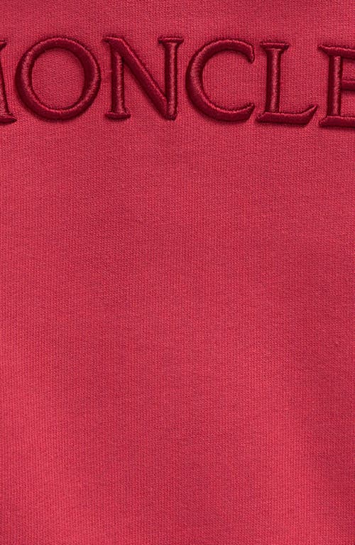 Moncler Kids' Logo Graphic Hoodie In Red