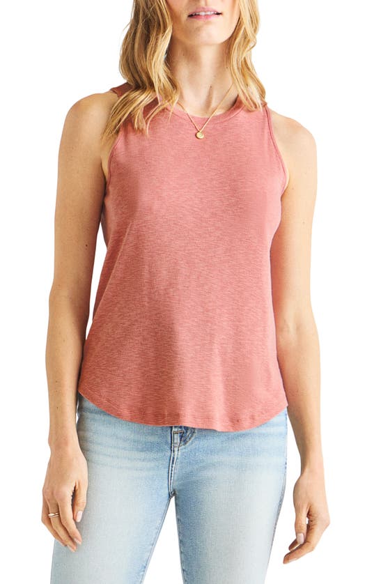 Splendid Acadia Slub Cotton Tank In Pink