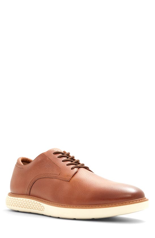 Aldo Craftsroll Plain Toe Derby In Cognac