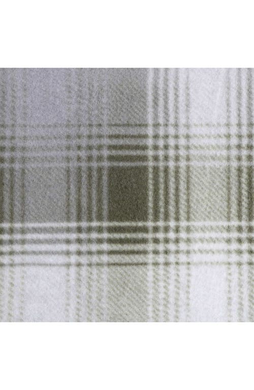 Eddie Bauer Nordic Plaid Throw Blanket In Dark Green