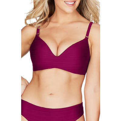 Sea Level Wireless Bikini Top, Red