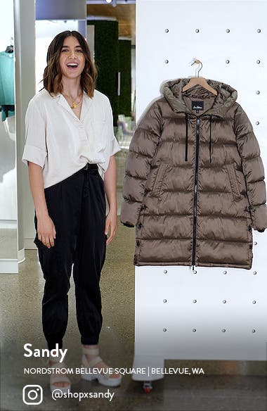 sam edelman pillow collar puffer coat