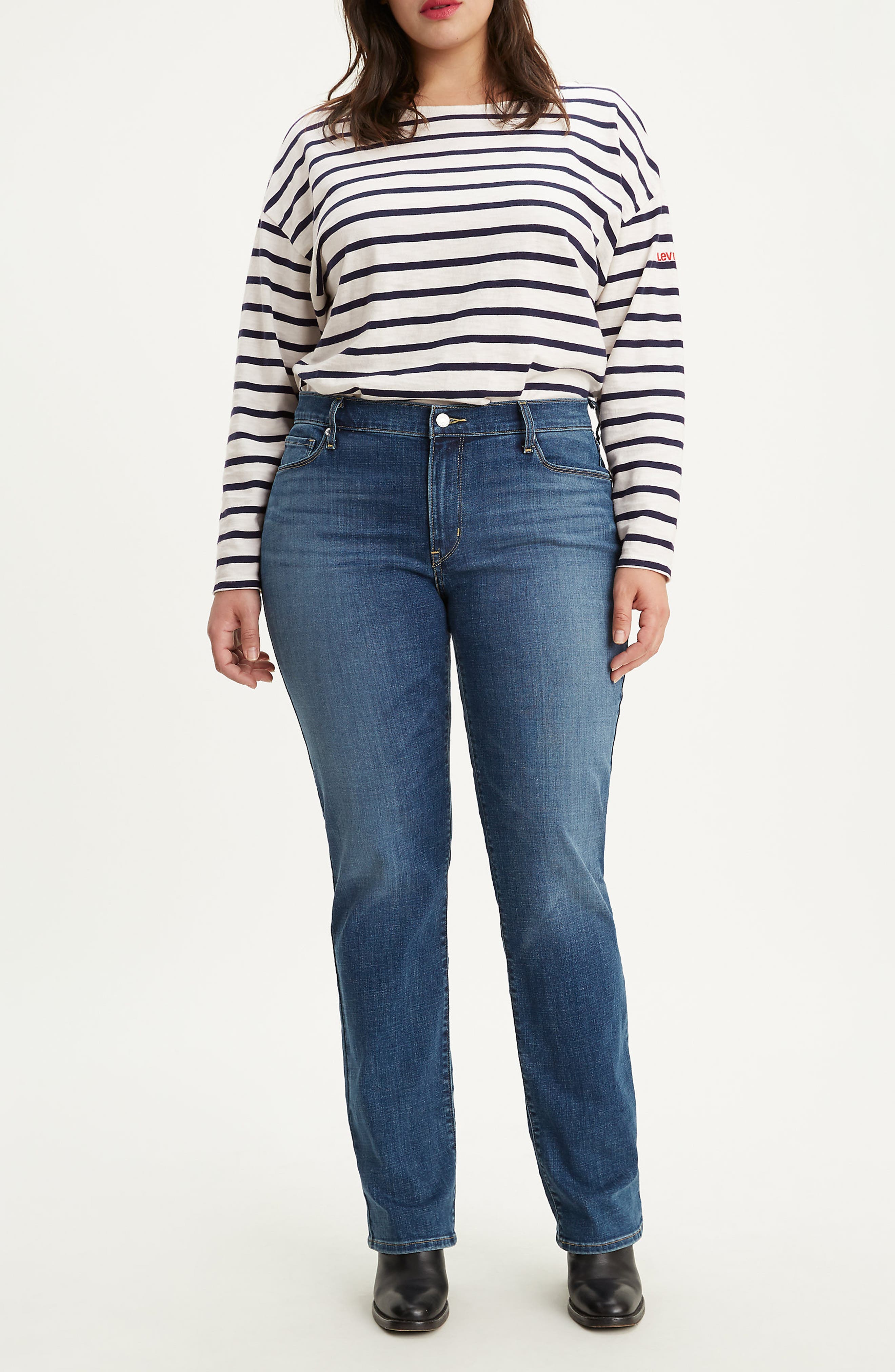 levi's classic wide leg crop