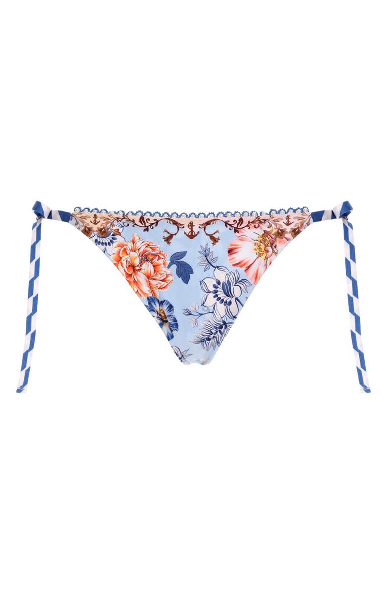 Agua Bendita Alegria Kai Reversible Bikini Bottoms, Alternate, color, Blue Multi